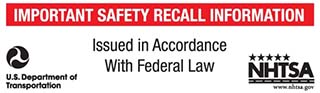 NHTSA Recall Notice